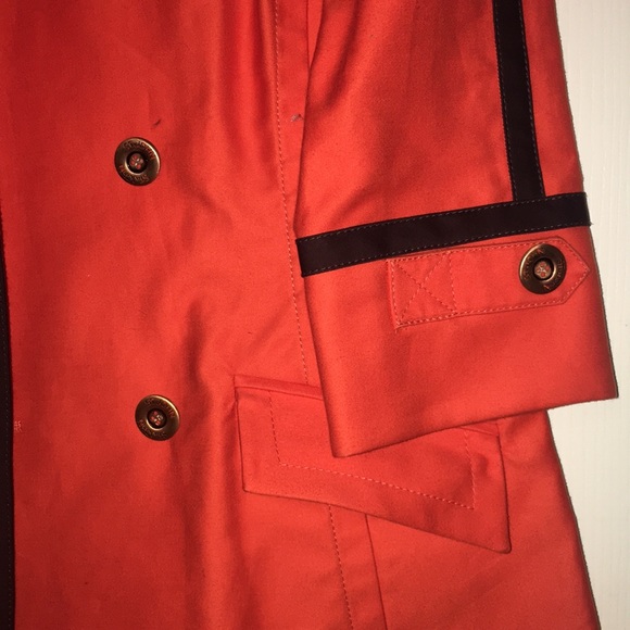 St. John Burnt Orange with brown lining coat - Picture 5 of 6